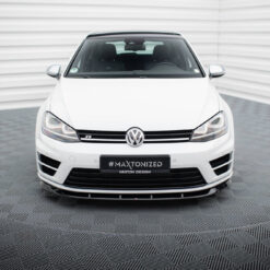 Alternative view of Front Splitter V.6 Volkswagen Golf R / R-Line Mk7