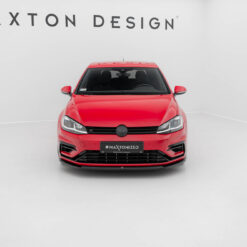 Alternative view of Front Splitter V.6 Volkswagen Golf R / R-Line Mk7 Facelift