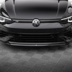 Alternative view of Front Splitter V.7 Volkswagen Golf R Mk8