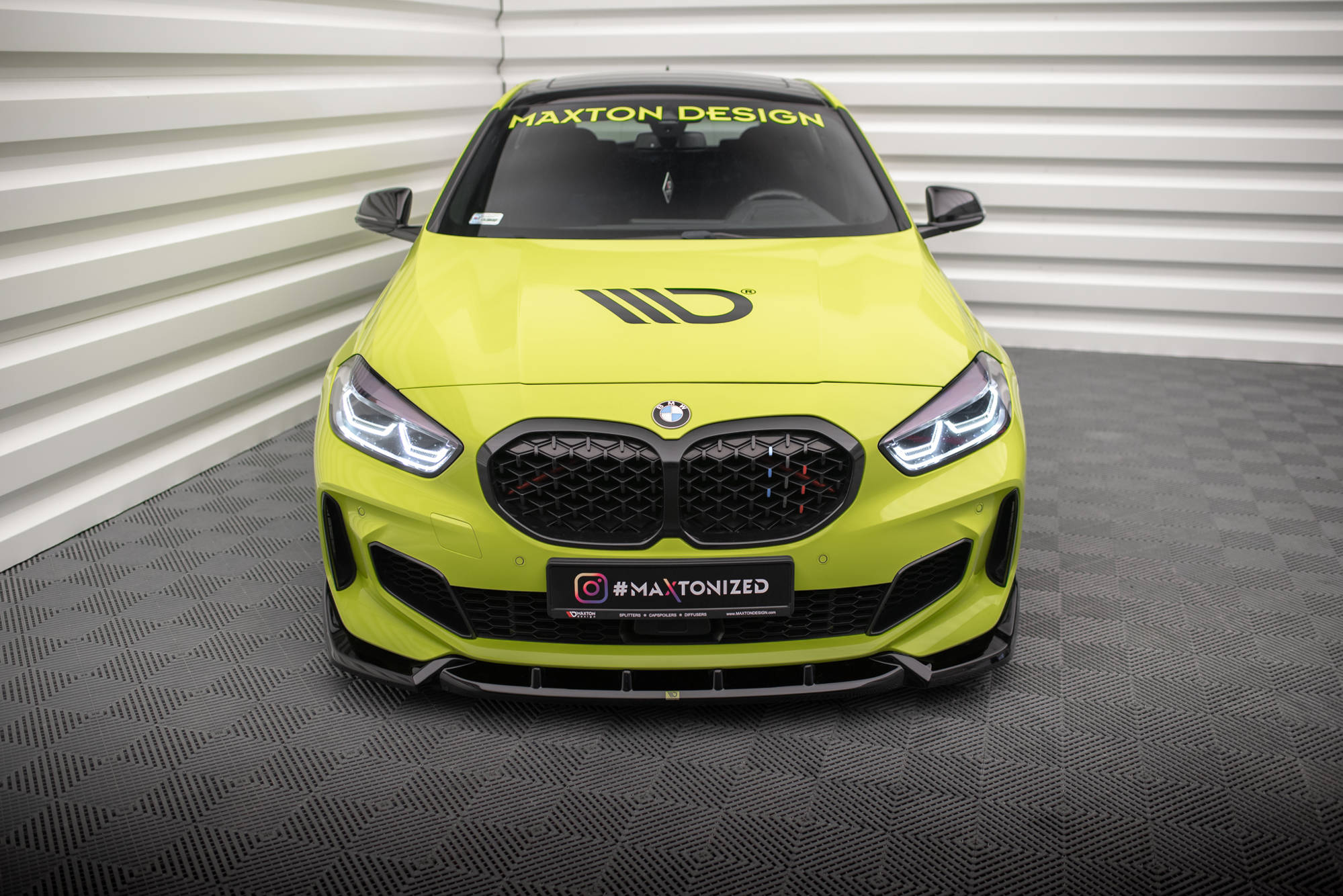 Front Splitter V.7 for BMW 1 M-Pack / M135i / 128ti F40 - Image 2