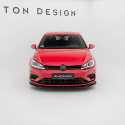 Alternative view of Front Splitter V.9 Volkswagen Golf R / R-Line Mk7 Facelift