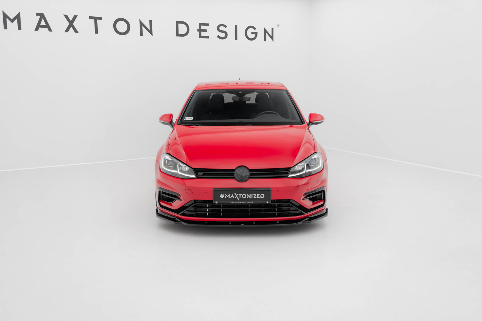 Front Splitter V.9 Volkswagen Golf R / R-Line Mk7 Facelift - Image 2