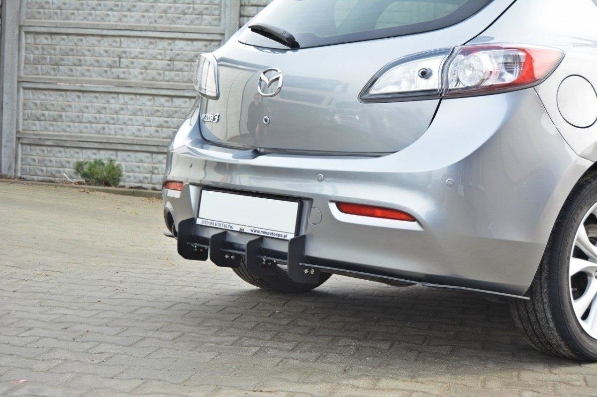 MAZDA 3 MK2 SPORT (PREFACE) REAR DIFFUSER & REAR SIDE SPLITTERS - Image 3