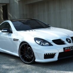 Alternative view of MERCEDES SLK R171 SIDE BUMPER GRIDS LEFT AND RIGHT