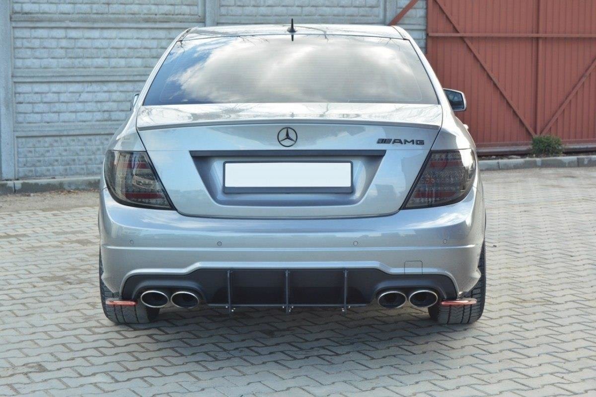 Mercedes-Benz C Sedan / Estate AMG-Line W204 / S204 REAR DIFFUSER & REAR SIDE SPLITTERS - Image 4