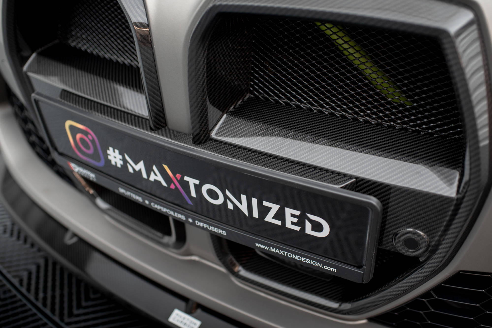 Prepreg Carbon Fiber Front Grill BMW M4 G82 / M3 G80 - Image 3
