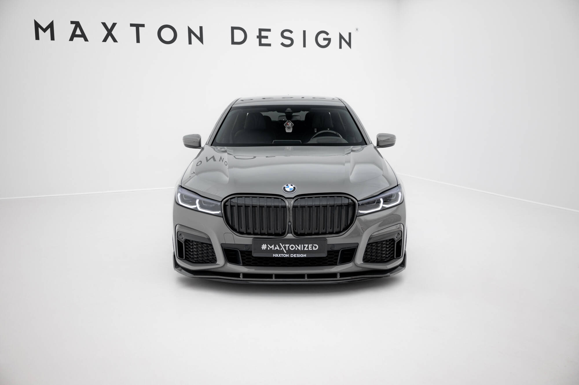 Prepreg Carbon Fiber Front Splitter + ABS Splitter BMW 7 M-Pack G11 Facelift - Image 2