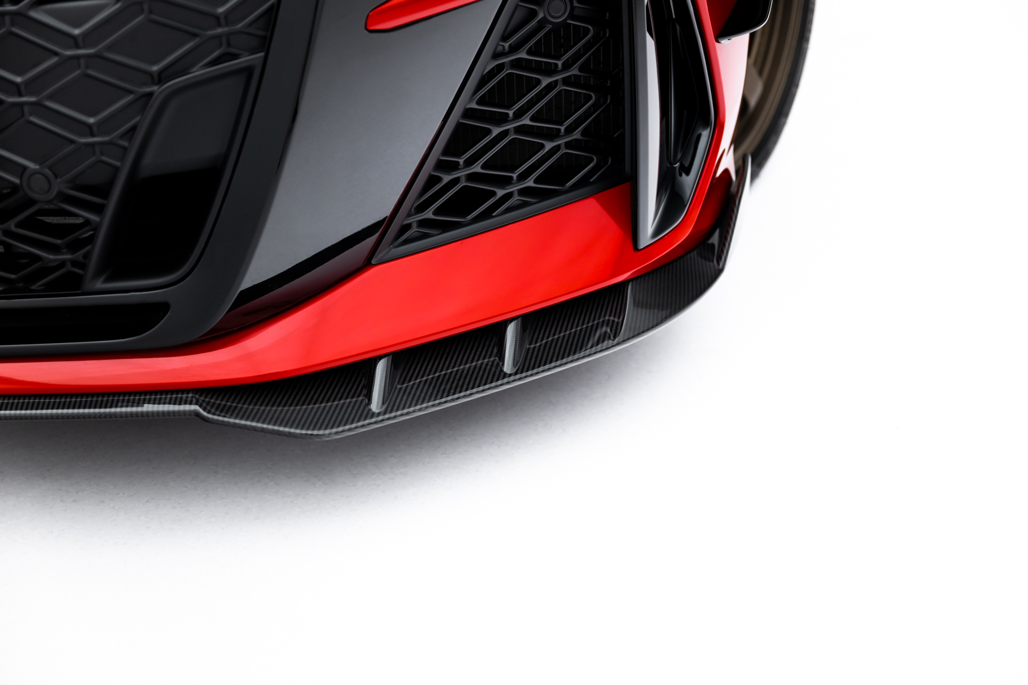 Prepreg Carbon Fiber Front Splitter Audi RS3 Sedan 8Y Facelift - Image 4