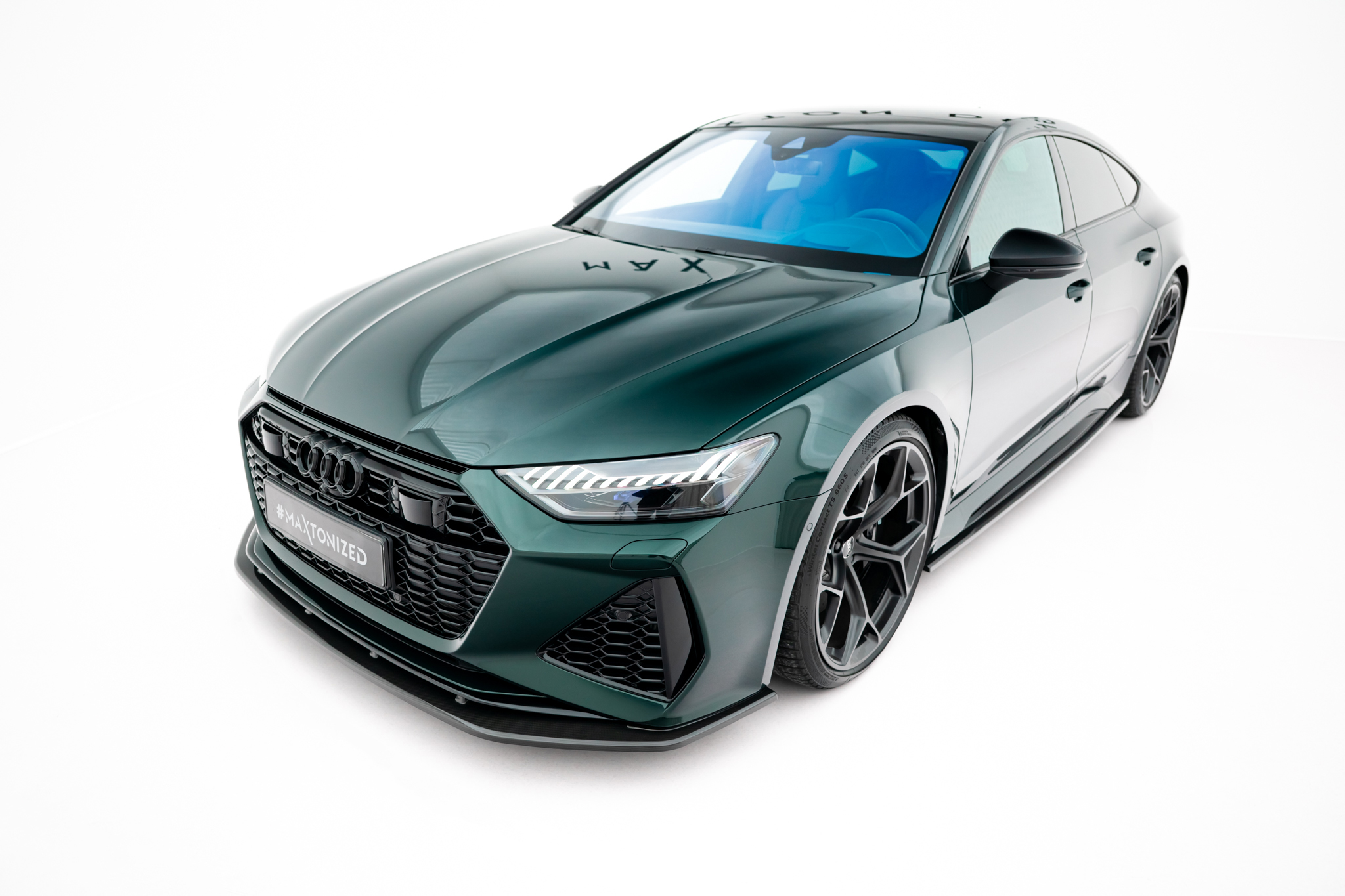 Prepreg Carbon Fiber Front Splitter Audi RS7 C8 - Image 3
