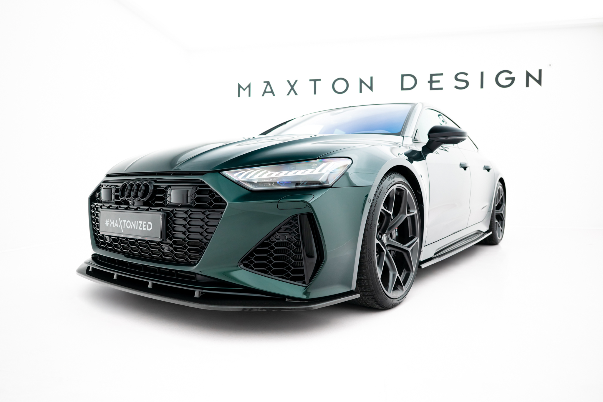 Prepreg Carbon Fiber Front Splitter Audi RS7 C8 - Image 6