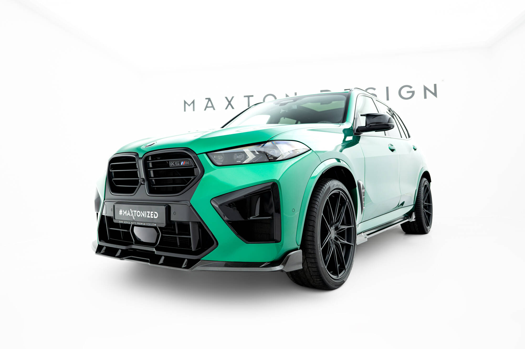 Prepreg Carbon Fiber Front Splitter BMW X5 M F95 Facelift - Image 6