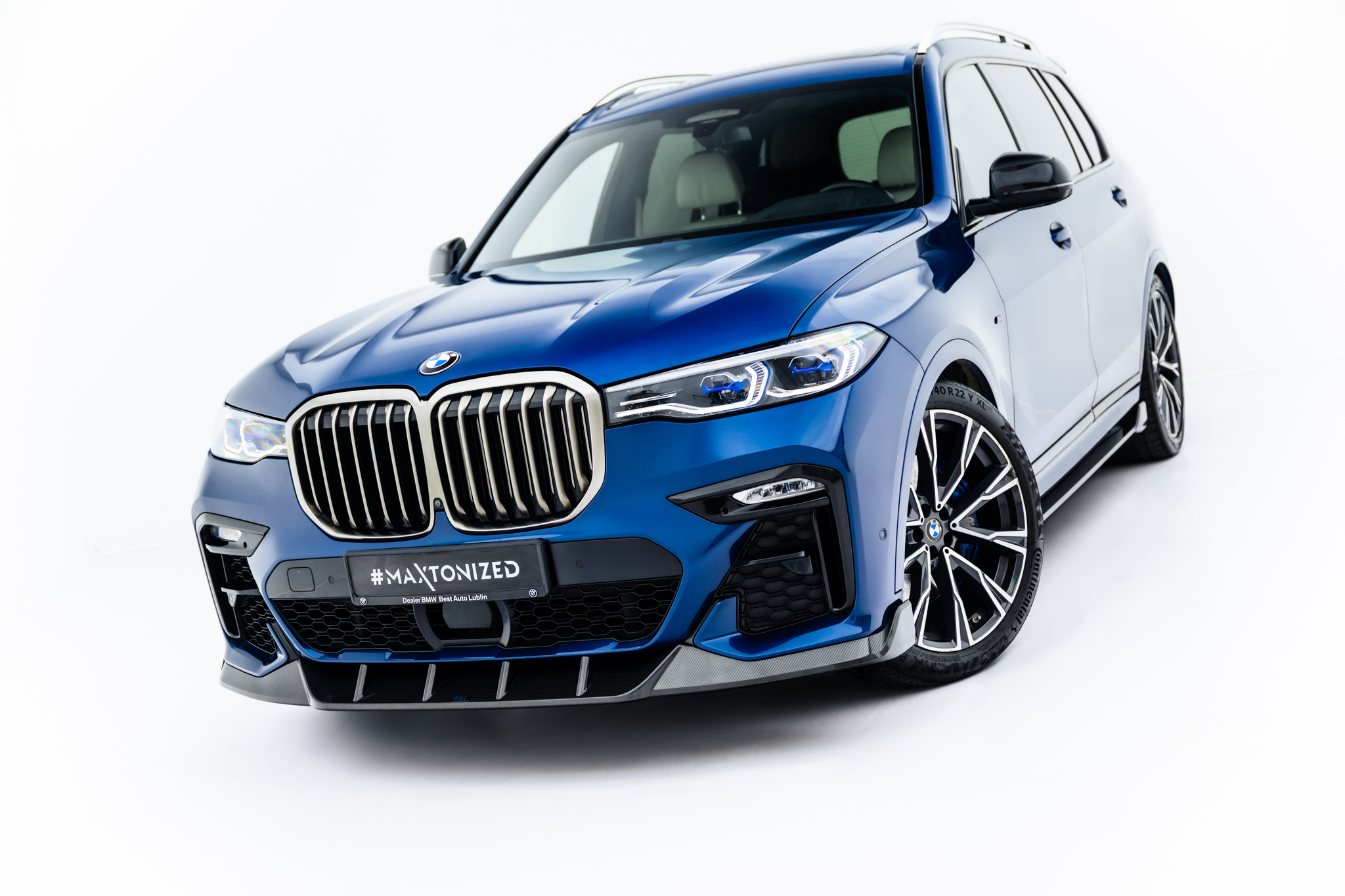 Prepreg Carbon Fiber Front Splitter BMW X7 M-Pack G07 - Image 4