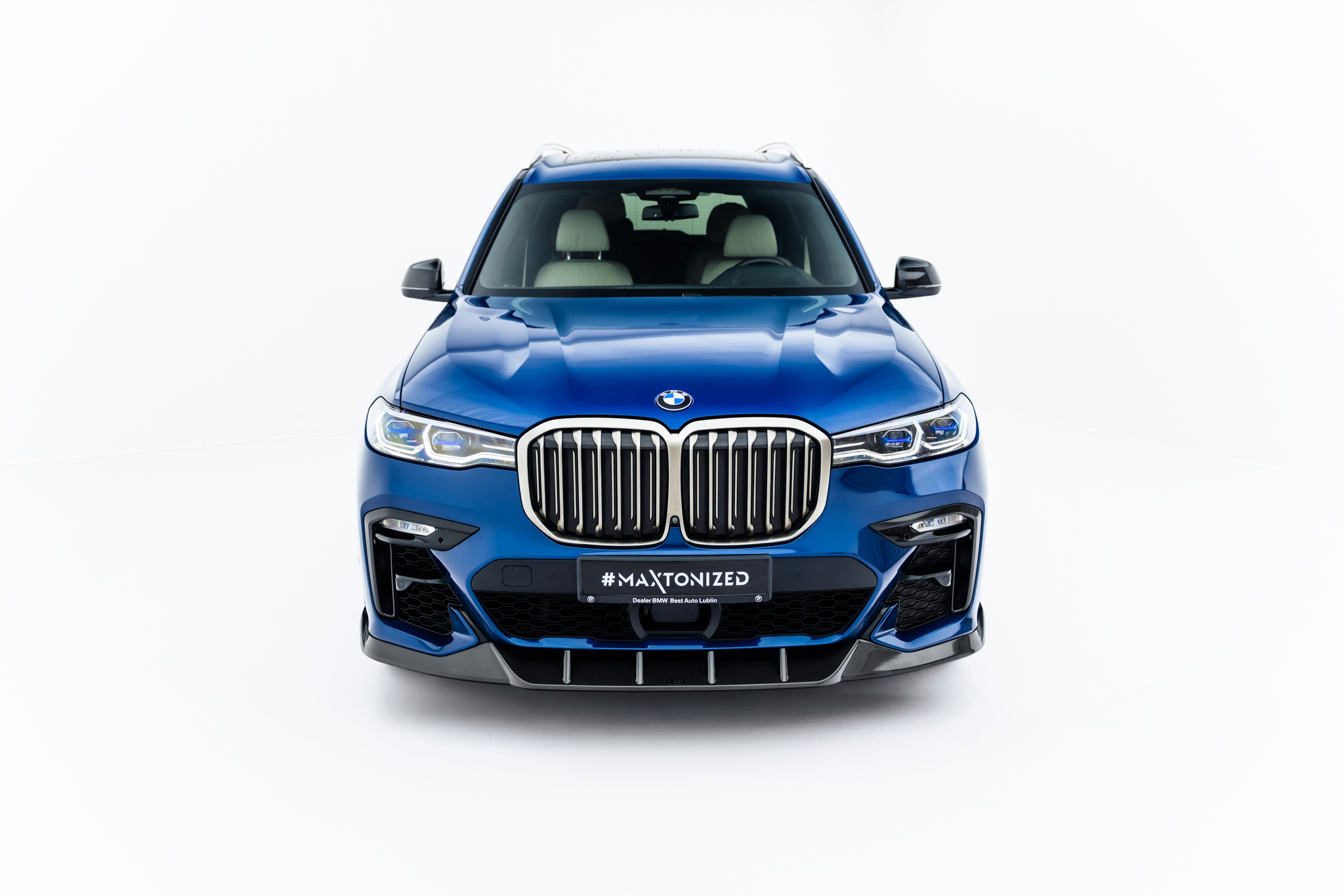 Prepreg Carbon Fiber Front Splitter BMW X7 M-Pack G07 - Image 8