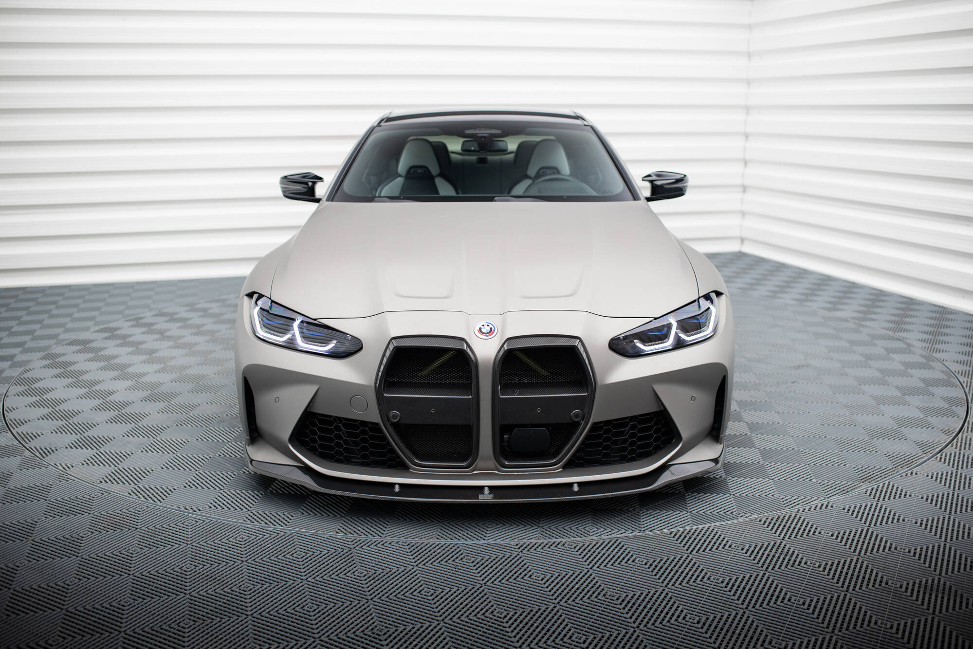 Prepreg Carbon Fiber Front Splitter V.3 BMW M4 G82 / M3 G80 - Image 2