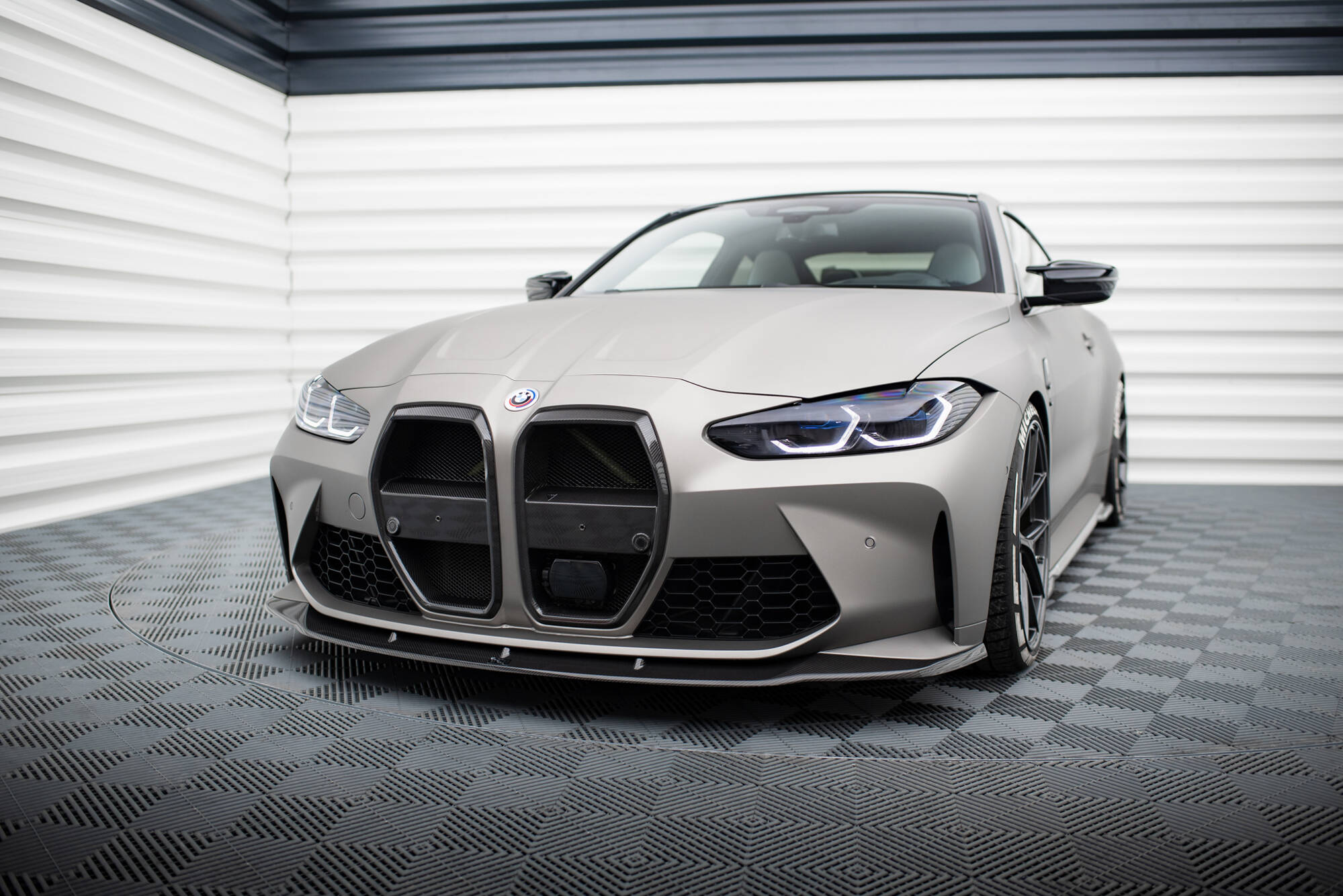 Prepreg Carbon Fiber Front Splitter V.3 BMW M4 G82 / M3 G80
