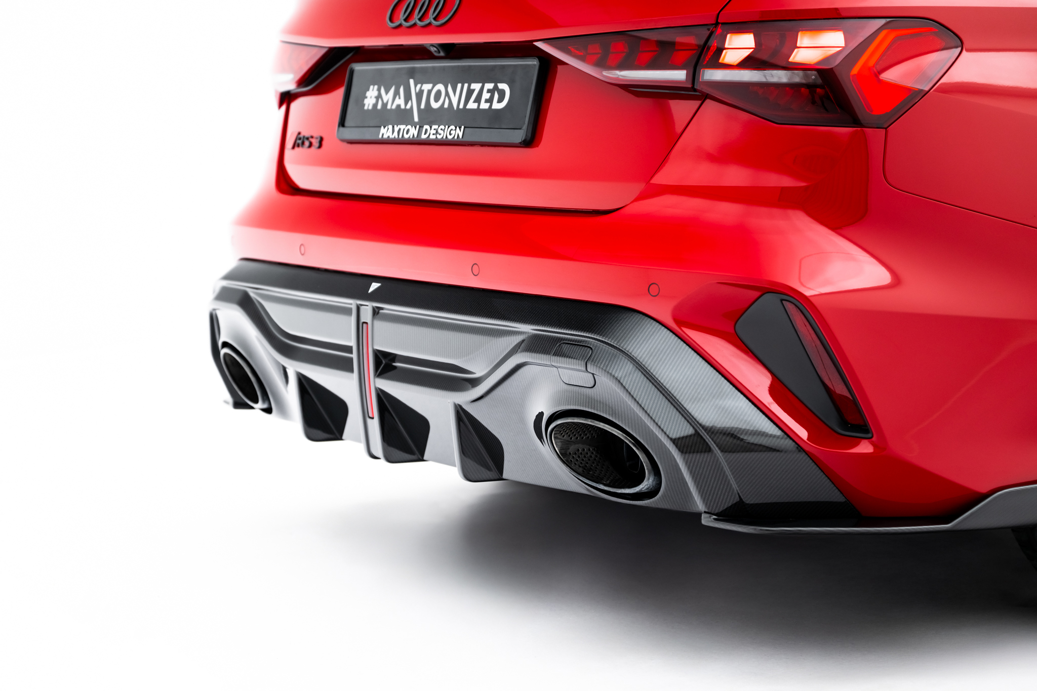 Prepreg Carbon Fiber Rear Diffuser Audi RS3 Sedan 8Y Facelift - Image 7