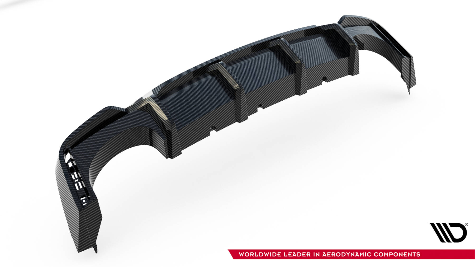 Prepreg Carbon Fiber Rear Diffuser Audi RS7 C8 C8 (version without towbar) - Image 4