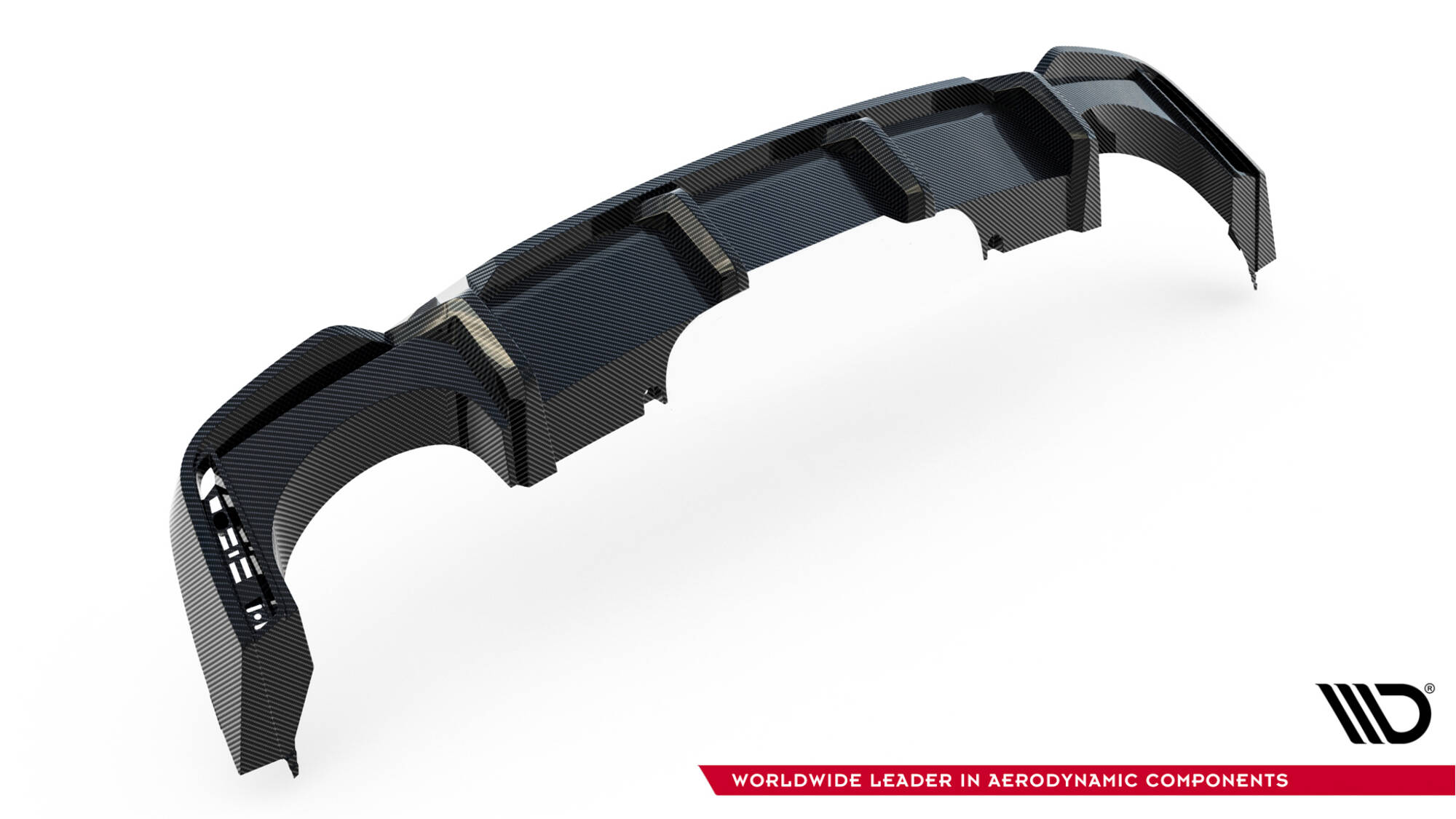 Prepreg Carbon Fiber Rear Diffuser Audi RS7 C8 (version with towbar) - Image 3