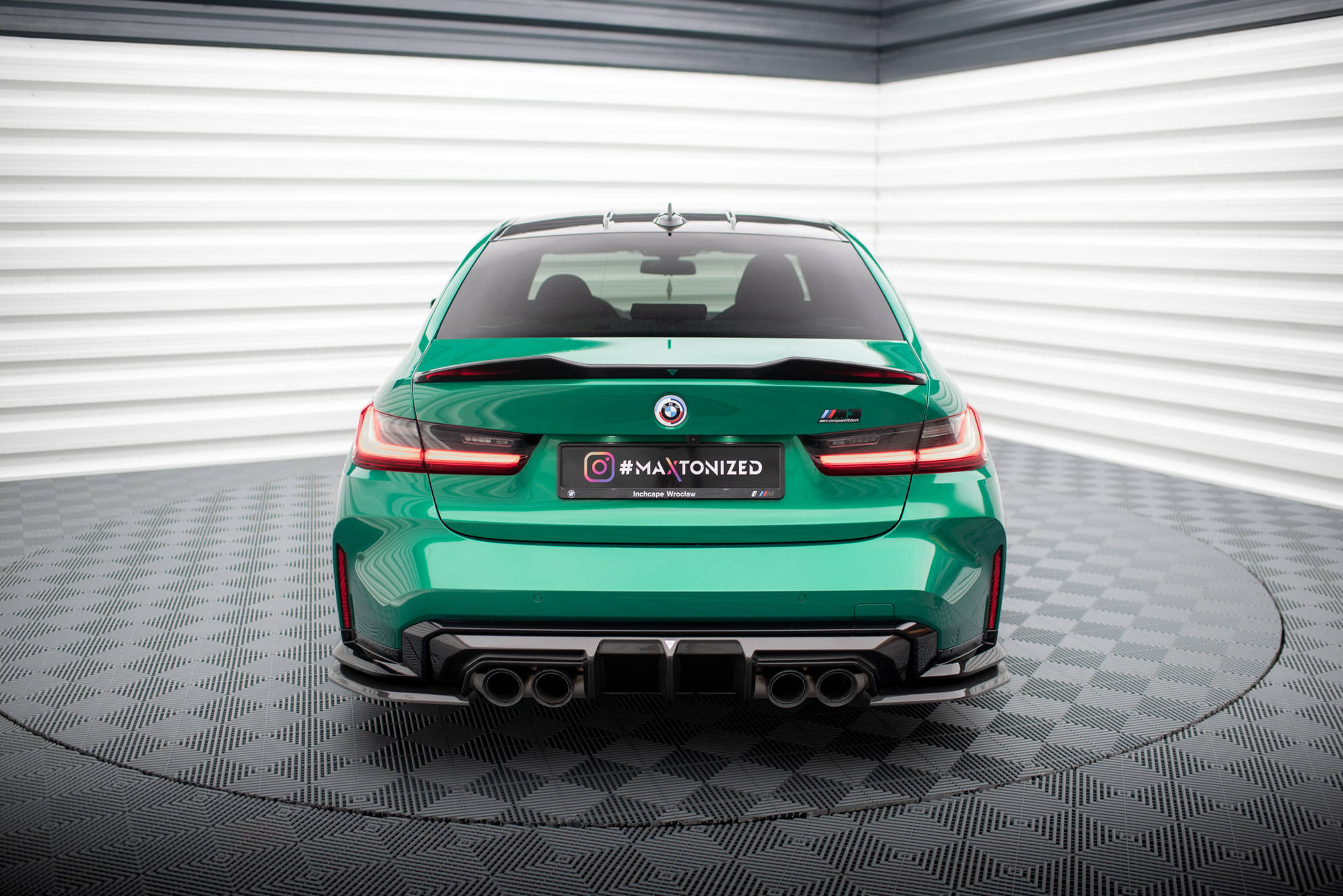 Prepreg Carbon Fiber Rear Diffuser BMW M3 Sedan / Touring G80 / G81 - Image 3