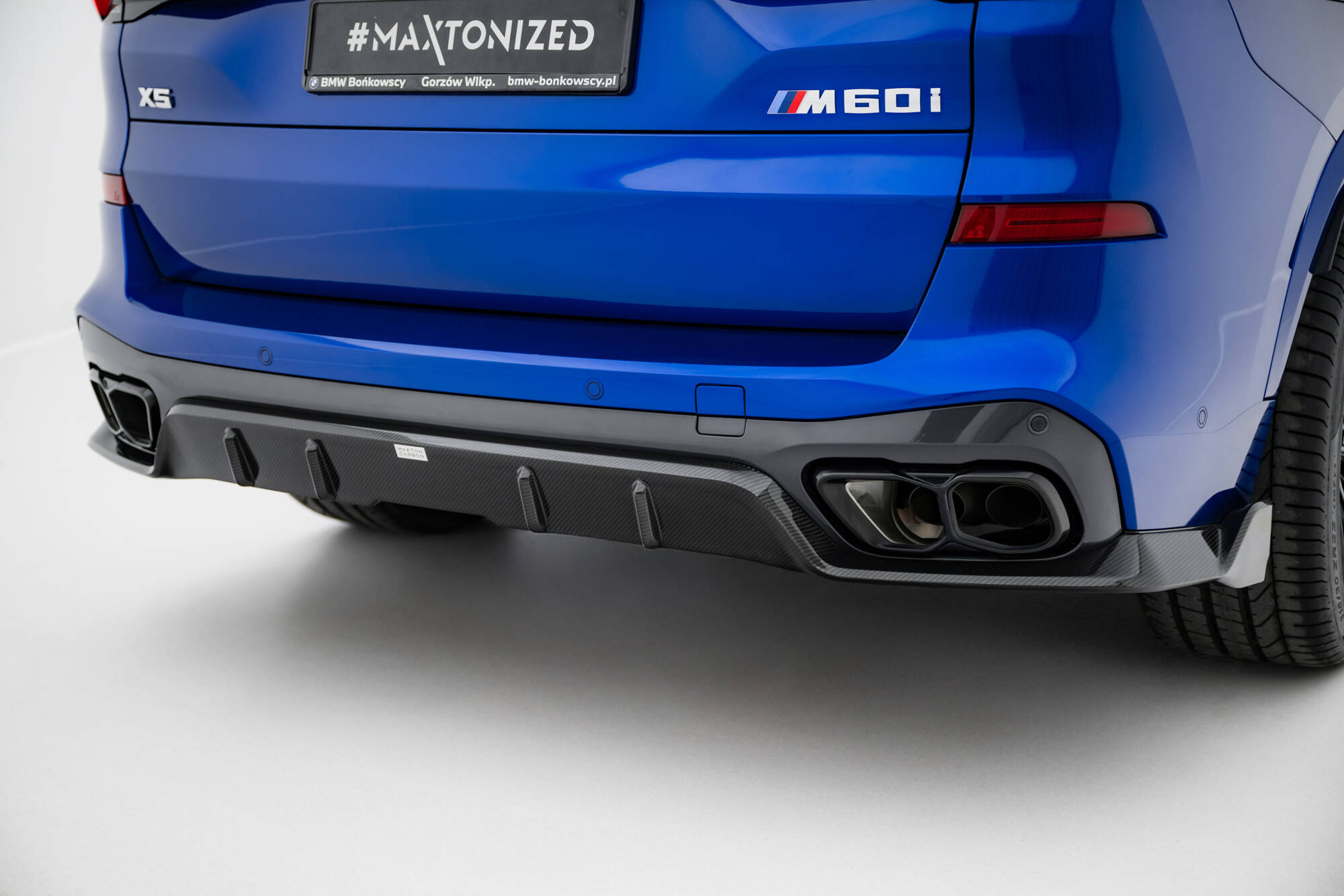 Prepreg Carbon Fiber Rear Diffuser BMW X5 M-Pack G05 Facelift - Image 7