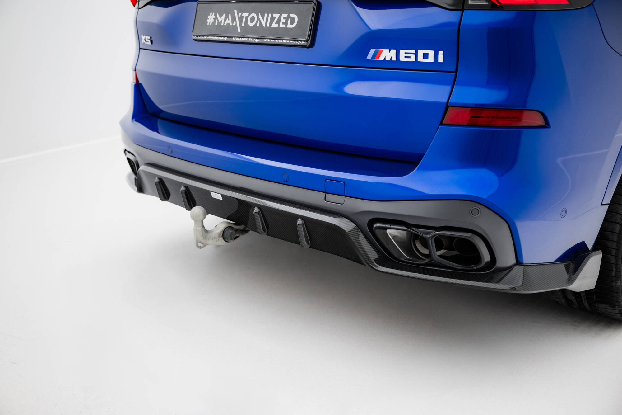 Prepreg Carbon Fiber Rear Diffuser BMW X5 M-Pack G05 Facelift - Image 10