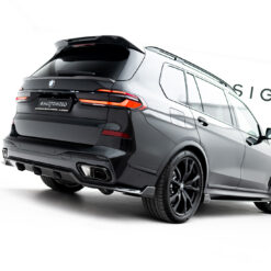 Alternative view of Prepreg Carbon Fiber Rear Diffuser BMW X7 M-Pack G07 Facelift (version without towbar)