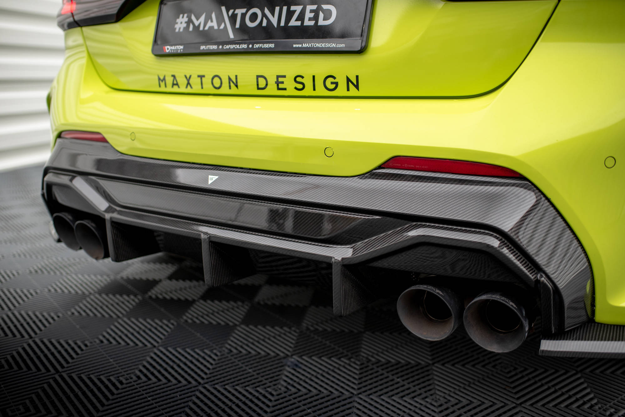 Prepreg Carbon Fiber Rear Diffuser V.1 BMW 1 F40 M-Pack/ M135i - Image 2