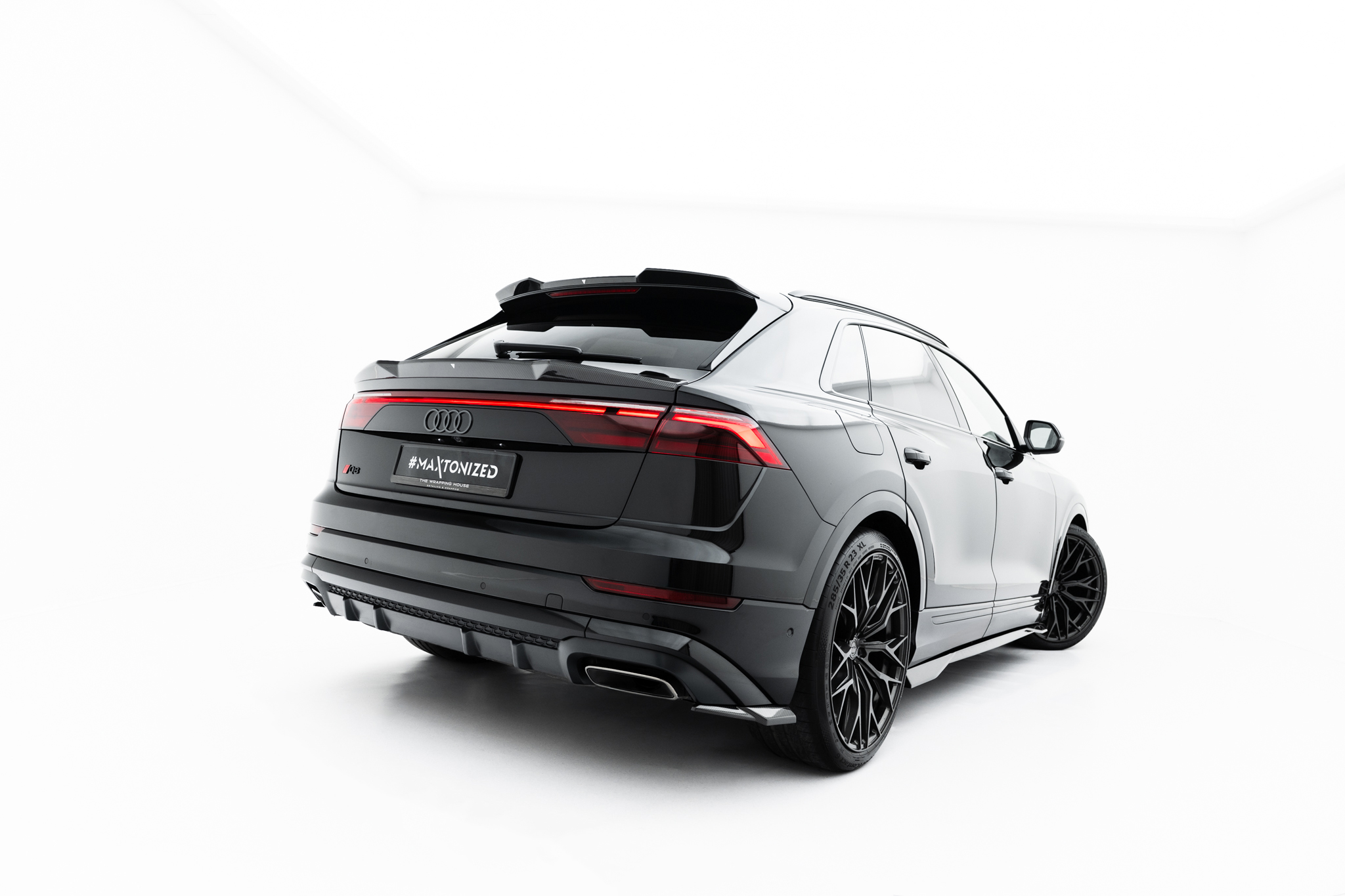 Prepreg Carbon Fiber Rear Side Splitters Audi Q8 S-Line Mk1 Facelift - Image 2