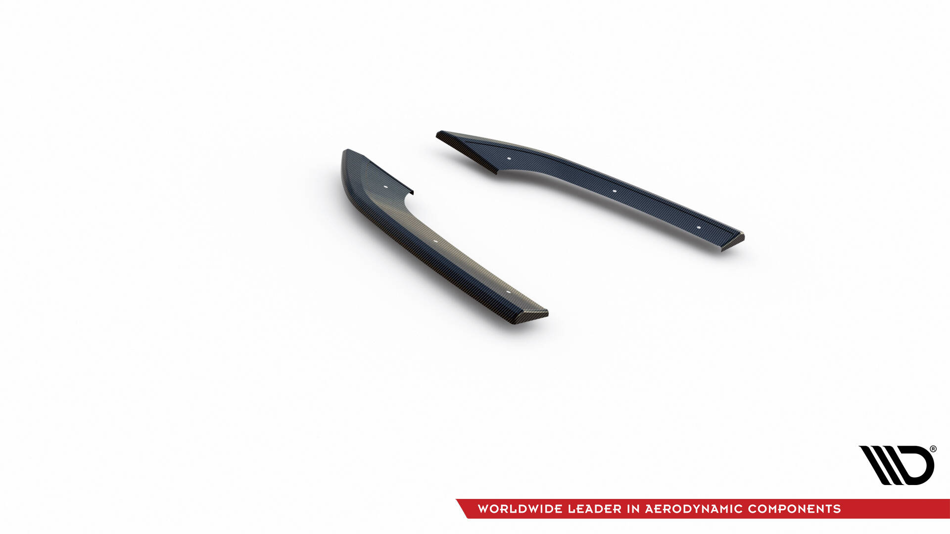 Prepreg Carbon Fiber Rear Side Splitters Audi RS3 Sedan 8Y - Image 5