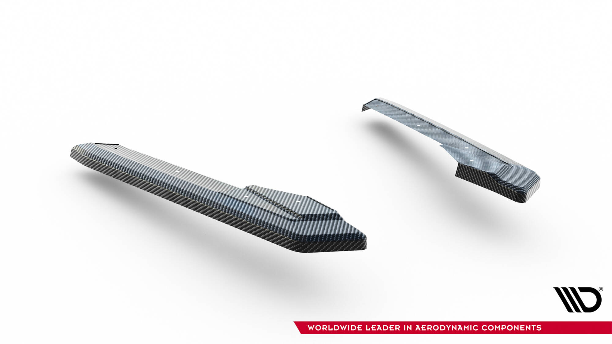 Prepreg Carbon Fiber Rear Side Splitters Audi RS7 C8 - Image 4