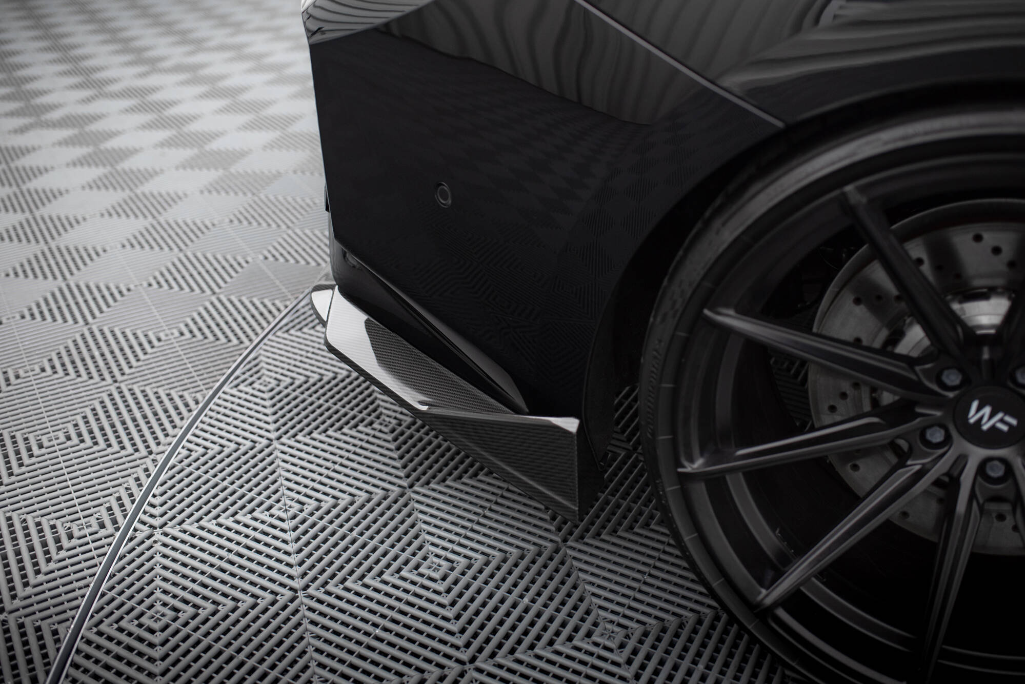 Prepreg Carbon Fiber Rear Side Splitters BMW M2 G87 - Image 3
