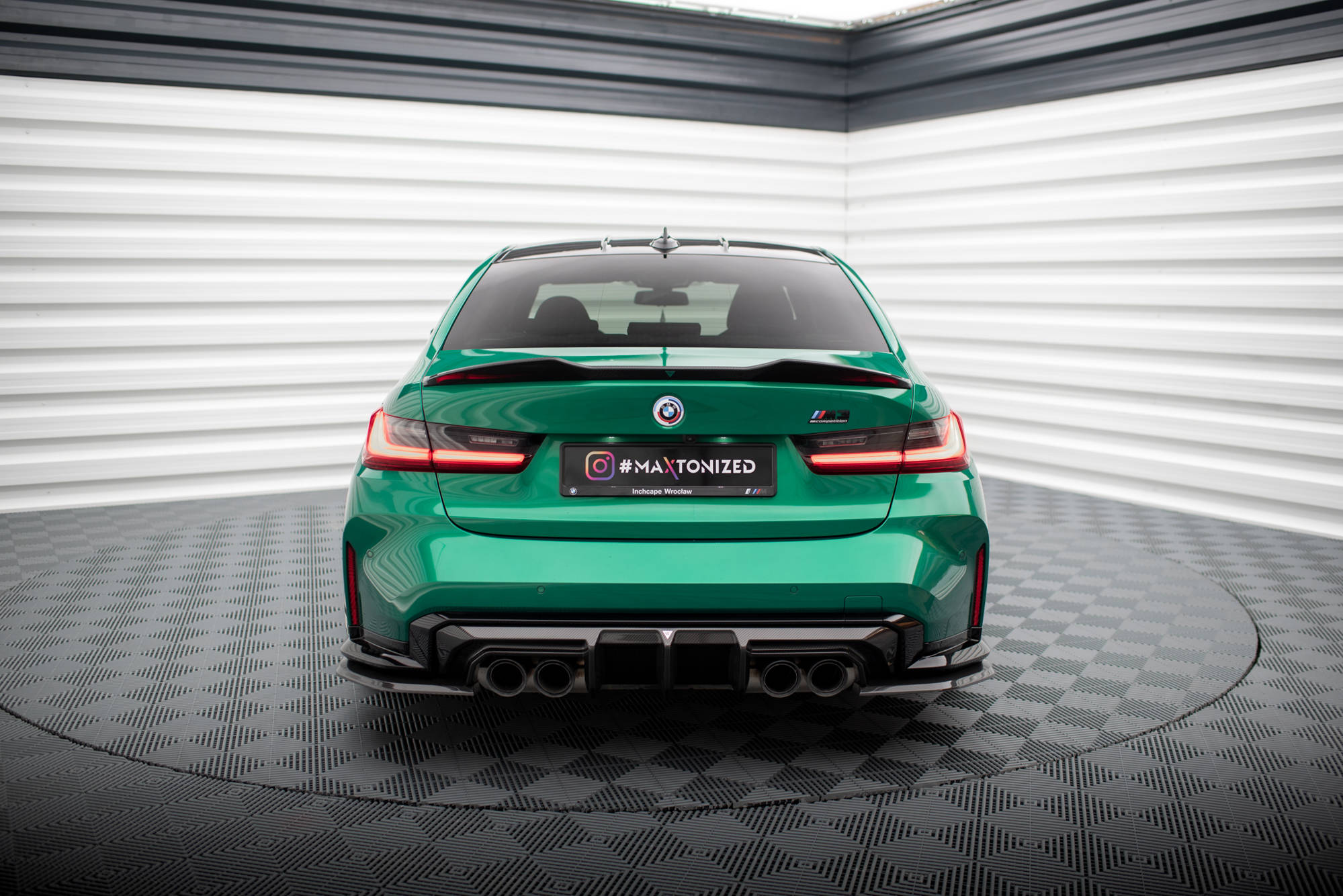 Prepreg Carbon Fiber Rear Side Splitters BMW M3 Sedan / Touring G80 / G81 - Image 2