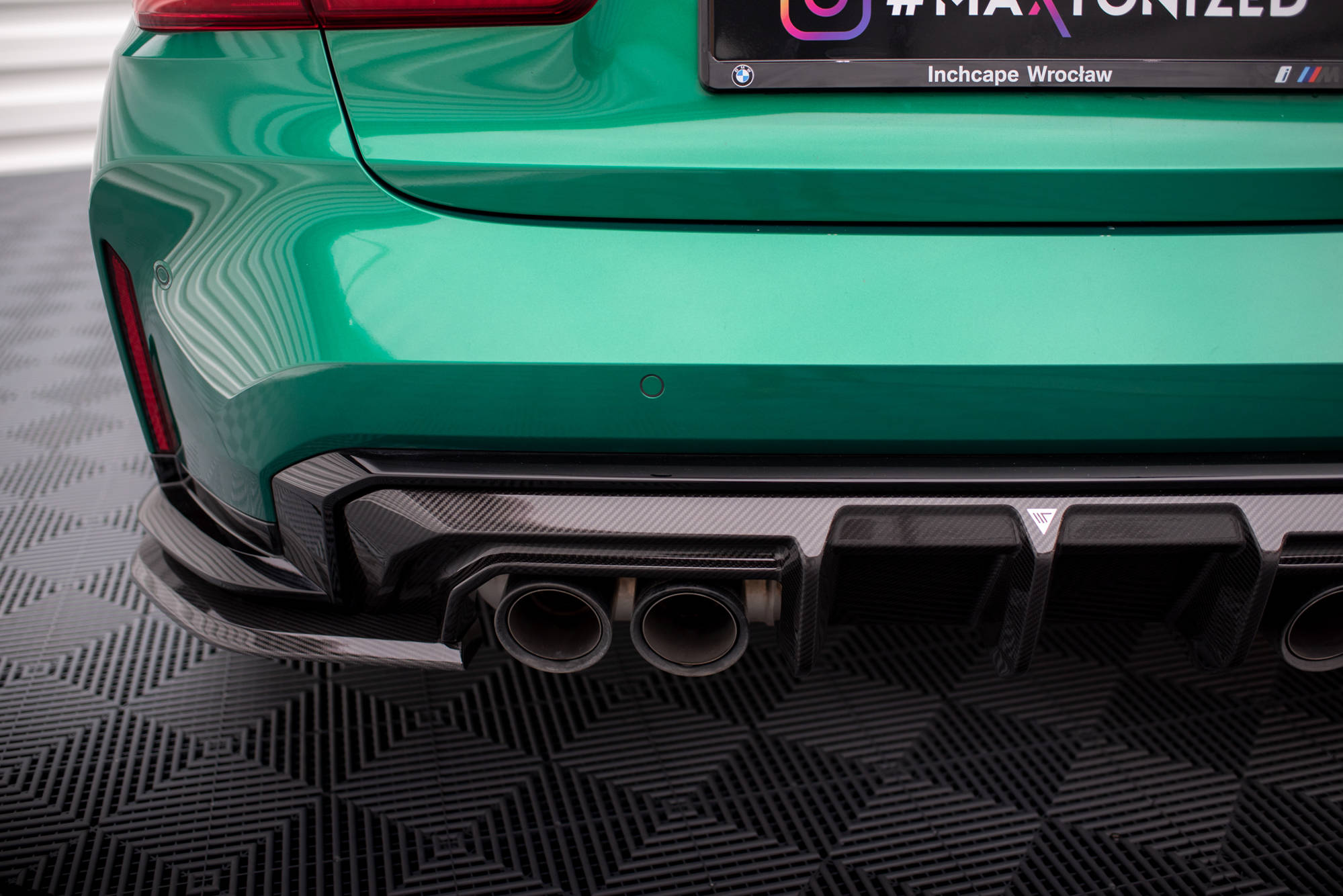 Prepreg Carbon Fiber Rear Side Splitters BMW M3 Sedan / Touring G80 / G81 - Image 4