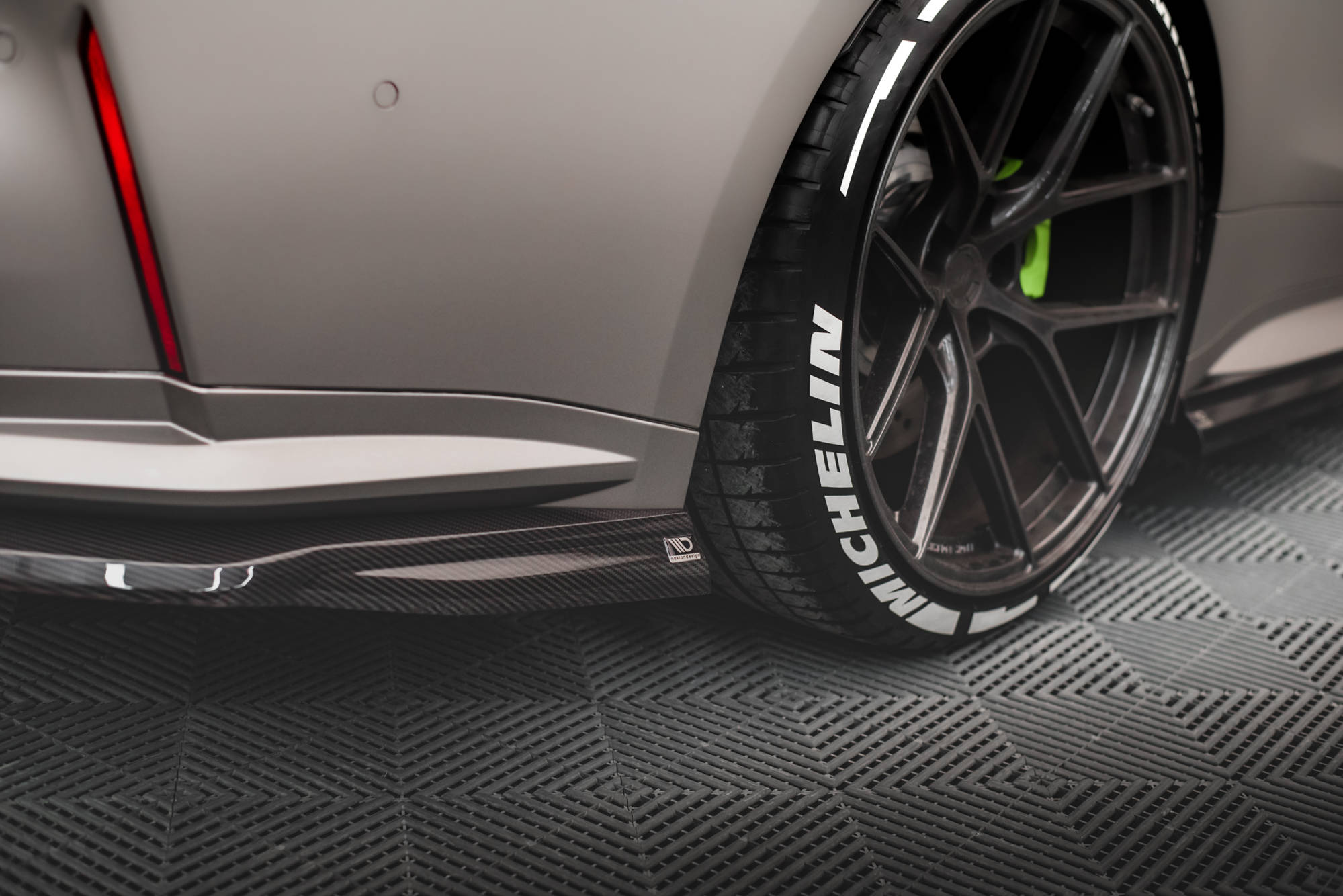 Prepreg Carbon Fiber Rear Side Splitters BMW M4 G82 / G82 Facelift - Image 8
