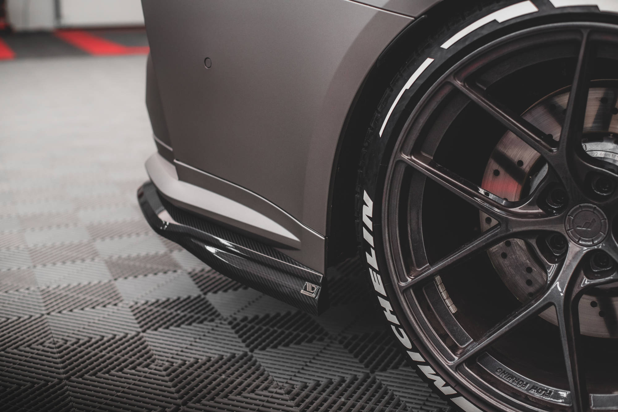 Prepreg Carbon Fiber Rear Side Splitters BMW M4 G82 / G82 Facelift - Image 9
