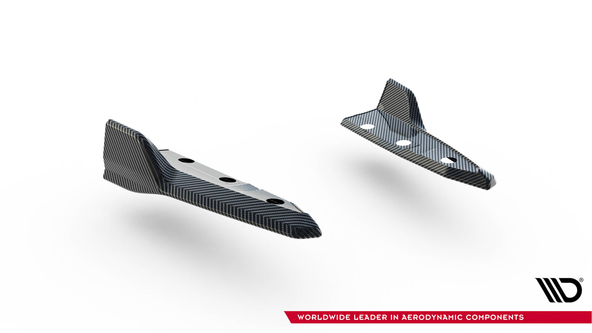 Prepreg Carbon Fiber Rear Side Splitters BMW X5 M F95 Facelift - Image 6