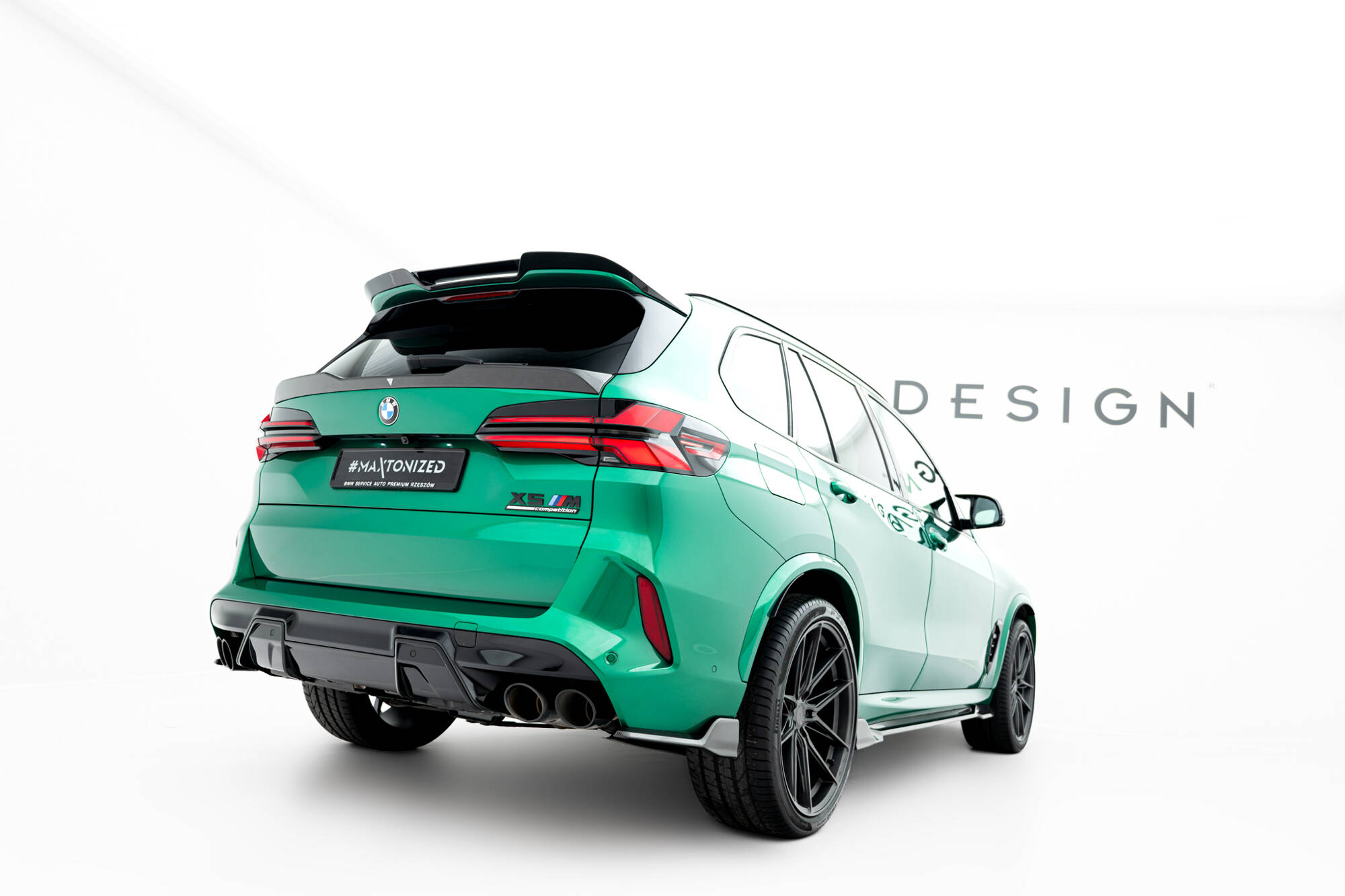 Prepreg Carbon Fiber Rear Side Splitters BMW X5 M F95 Facelift