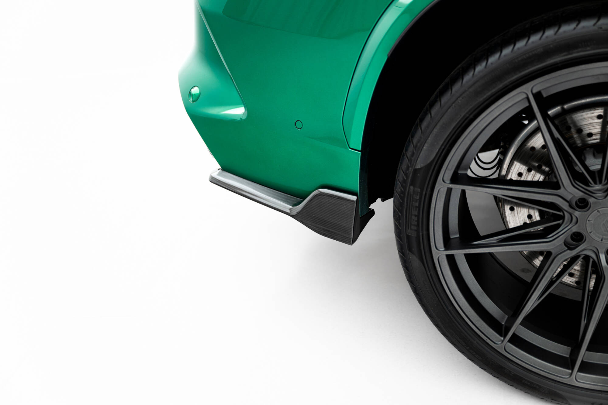 Prepreg Carbon Fiber Rear Side Splitters BMW X5 M F95 Facelift - Image 4