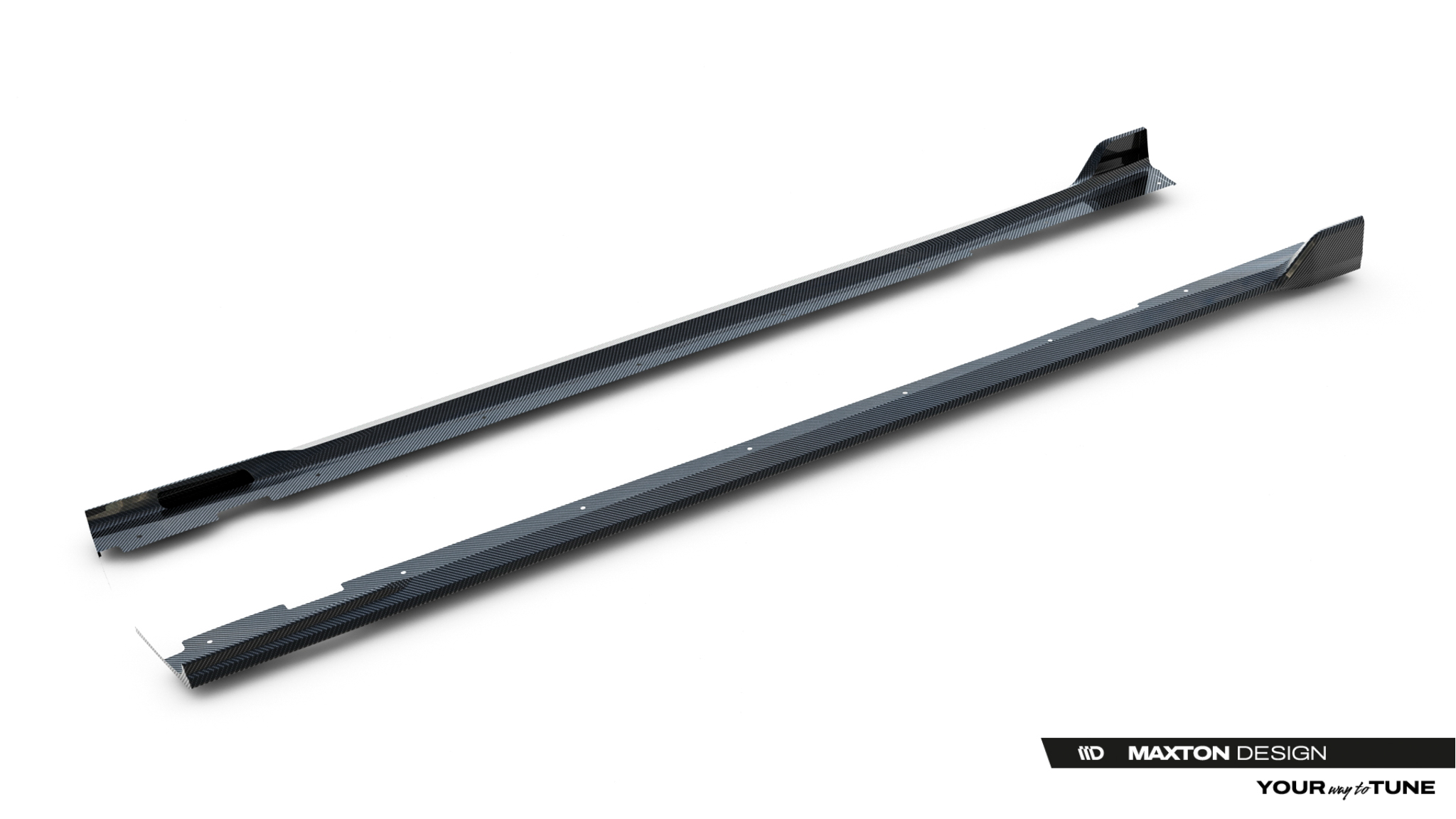 Prepreg Carbon Fiber Side Skirts BMW X7 M-Pack G07 - Image 10