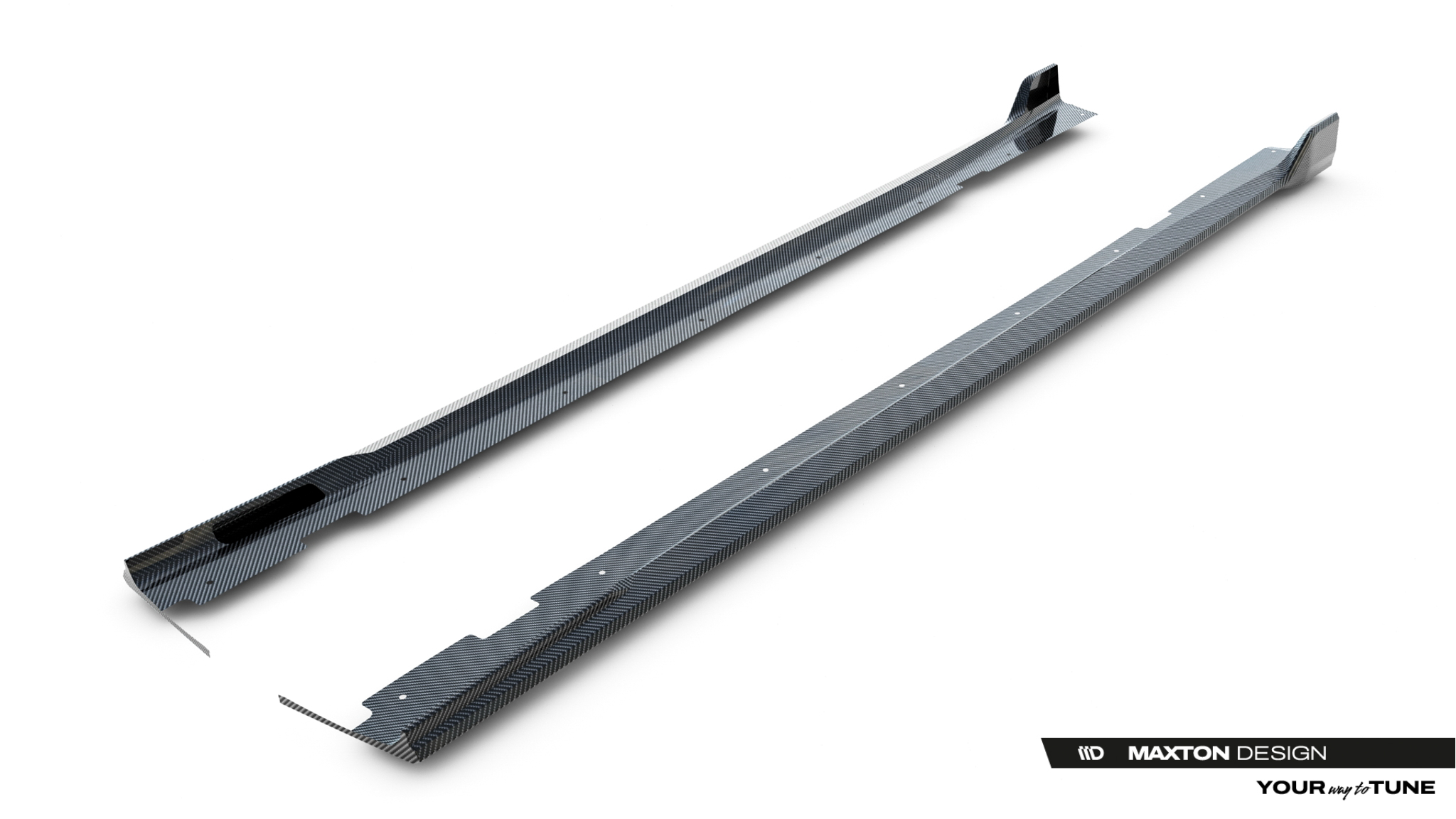Prepreg Carbon Fiber Side Skirts BMW X7 M-Pack G07 - Image 11