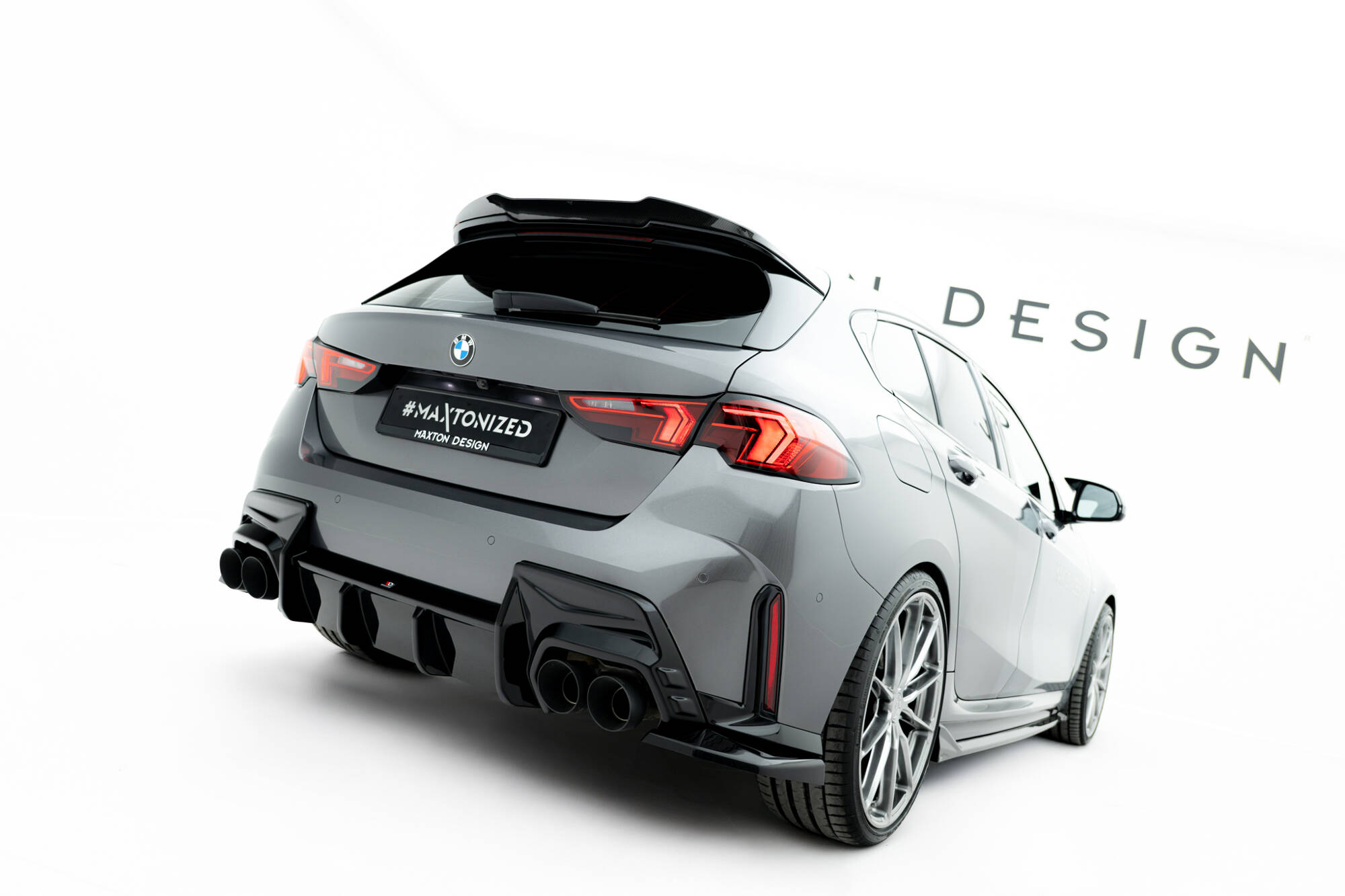 Prepreg Carbon Fiber Tailgate Spoiler BMW M135i / M-Pack F70 - Image 2