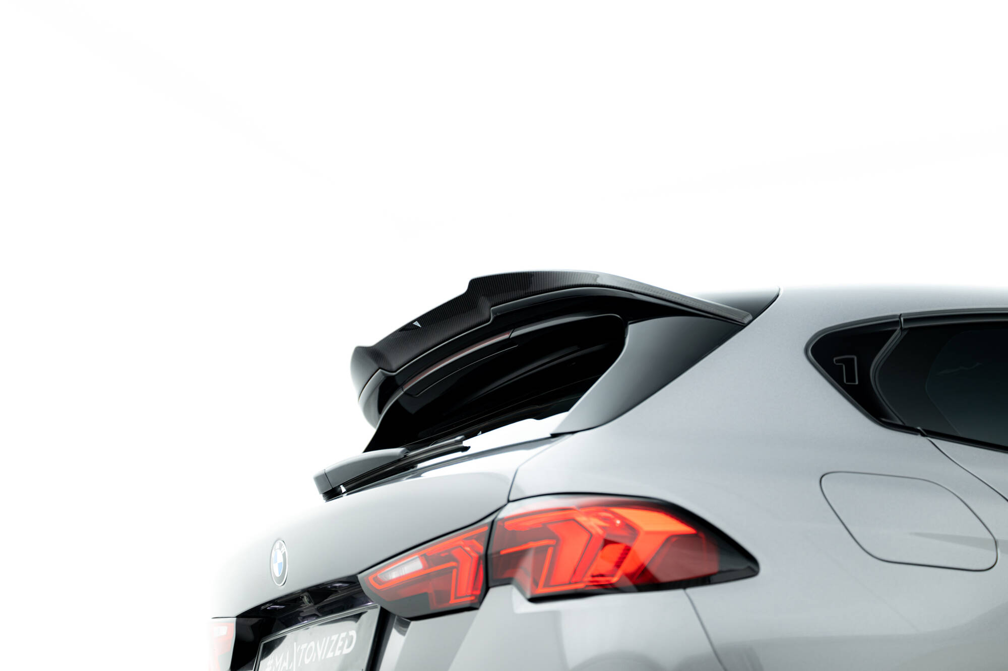 Prepreg Carbon Fiber Tailgate Spoiler BMW M135i / M-Pack F70 - Image 5