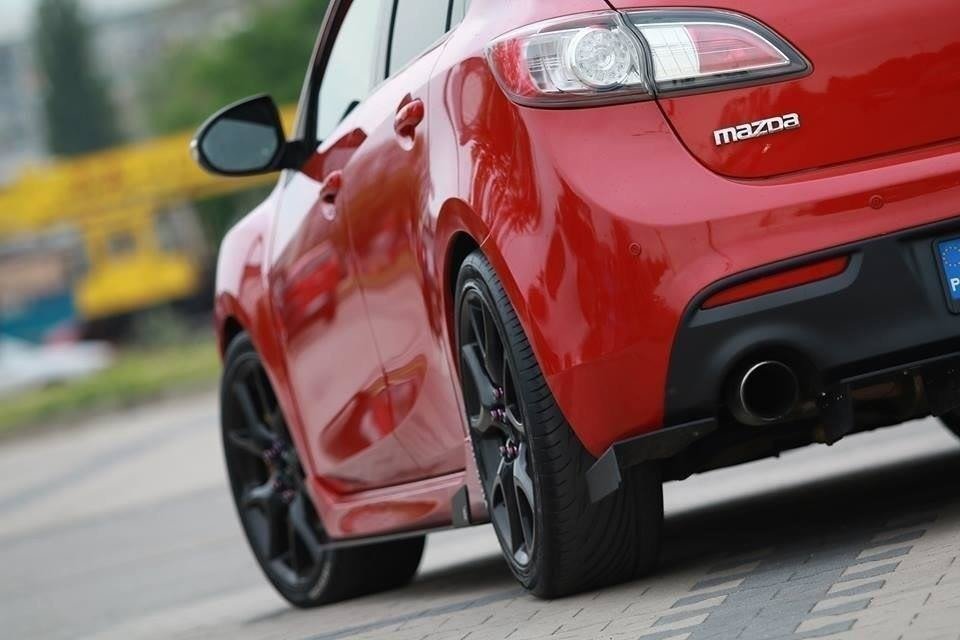 RACING SIDE SKIRTS DIFFUSERS MAZDA 3 MK2 MPS - Image 2