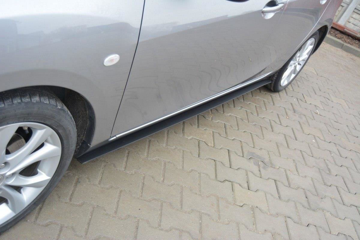 RACING SIDE SKIRTS DIFFUSERS MAZDA 3 MK2 SPORT (PREFACE) - Image 2