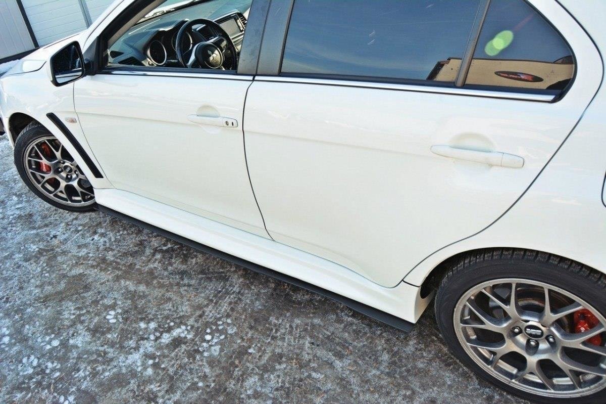 RACING SIDE SKIRTS DIFFUSERS Mitsubishi Lancer Evo X - Image 2