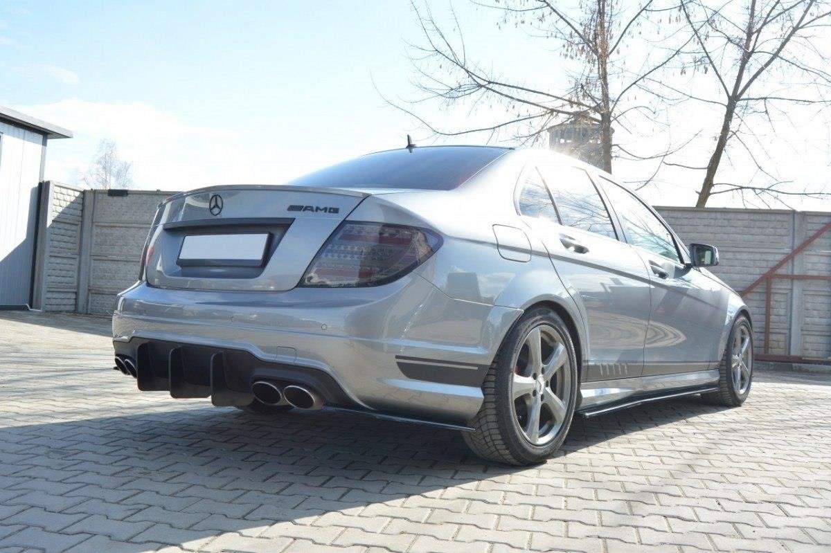 REAR DIFFUSER v.1 Mercedes C W204 AMG-Line (FACELIFT) - Image 2