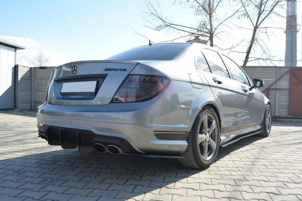 REAR DIFFUSER v.2 Mercedes C W204 AMG-Line (FACELIFT) - Image 2