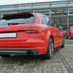 Alternative view of REAR SIDE SPLITTERS Audi A4 B9 S-Line