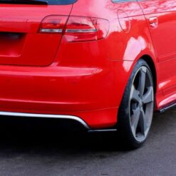 Alternative view of REAR SIDE SPLITTERS Audi RS3 8P