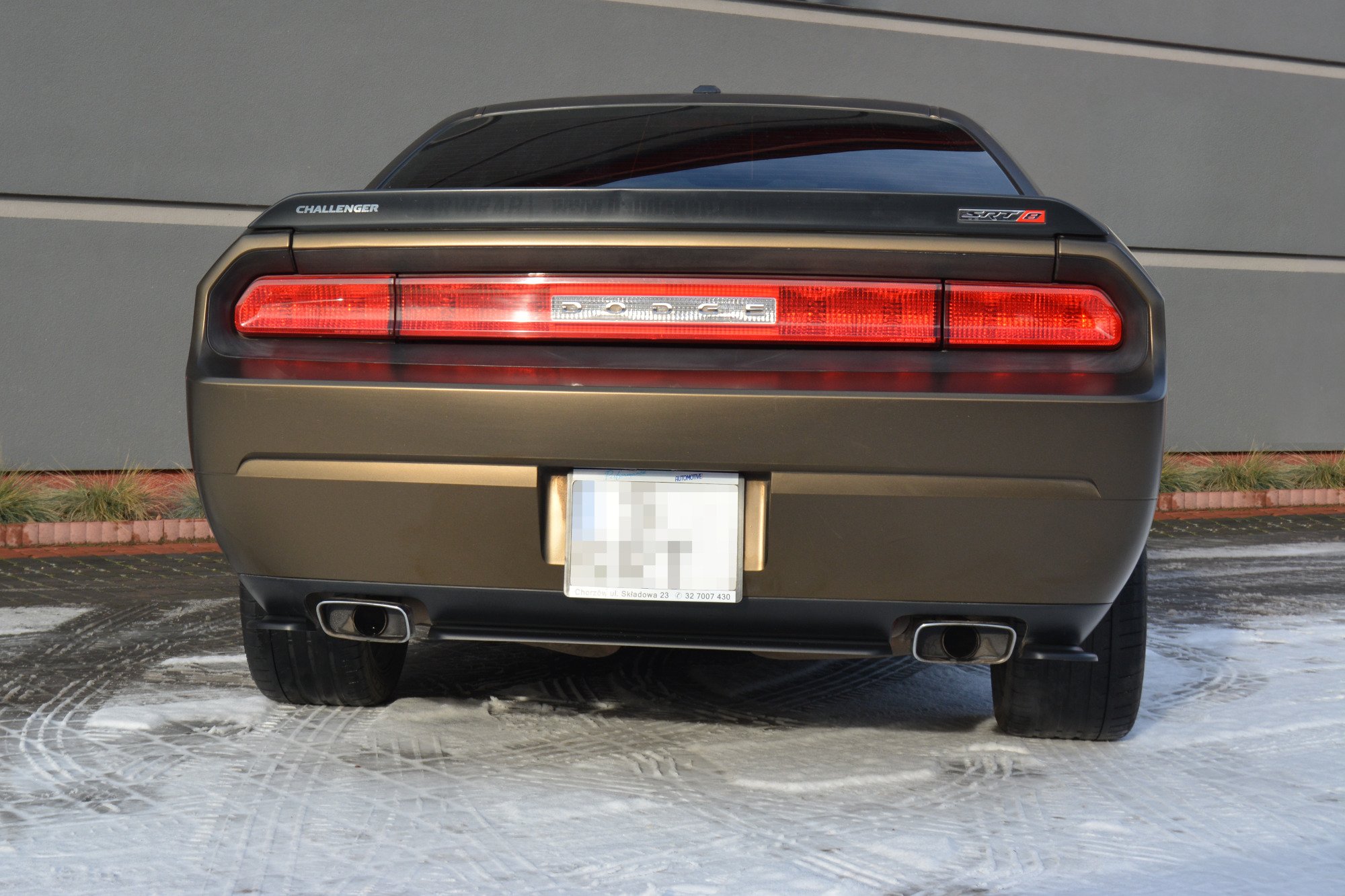 REAR SIDE SPLITTERS DODGE CHALLENGER MK3. PHASE-I SRT8 COUPE - Image 5
